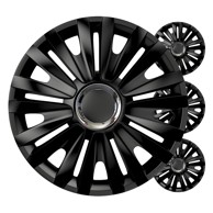 VERSACO Poklopac kotača čelične felge Royal 16", crna